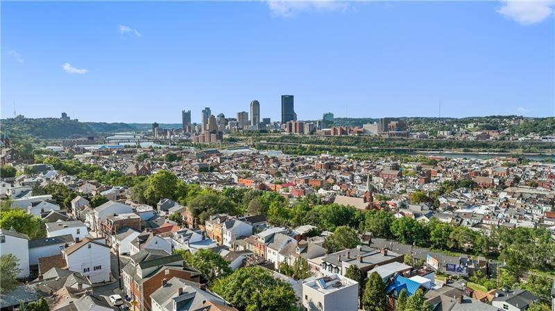 167 Pius Street Pittsburgh, PA 15203 - Photo 49 of 49 an aerial view of a city with lots of residential buildings