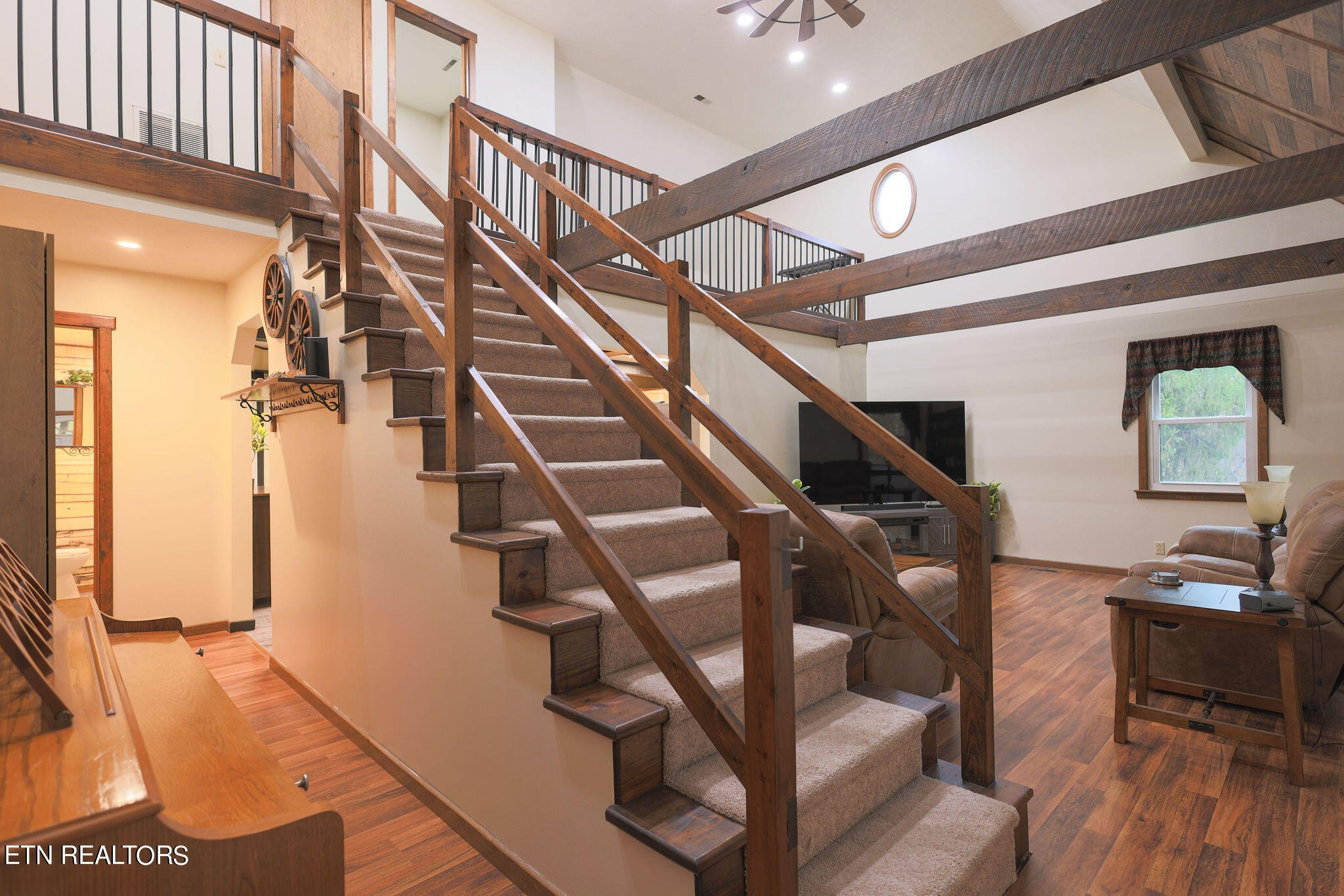160 Rainbow Lane La Follette, TN 37766 - Photo 25 of 58 a view of entryway and hall with wooden floor