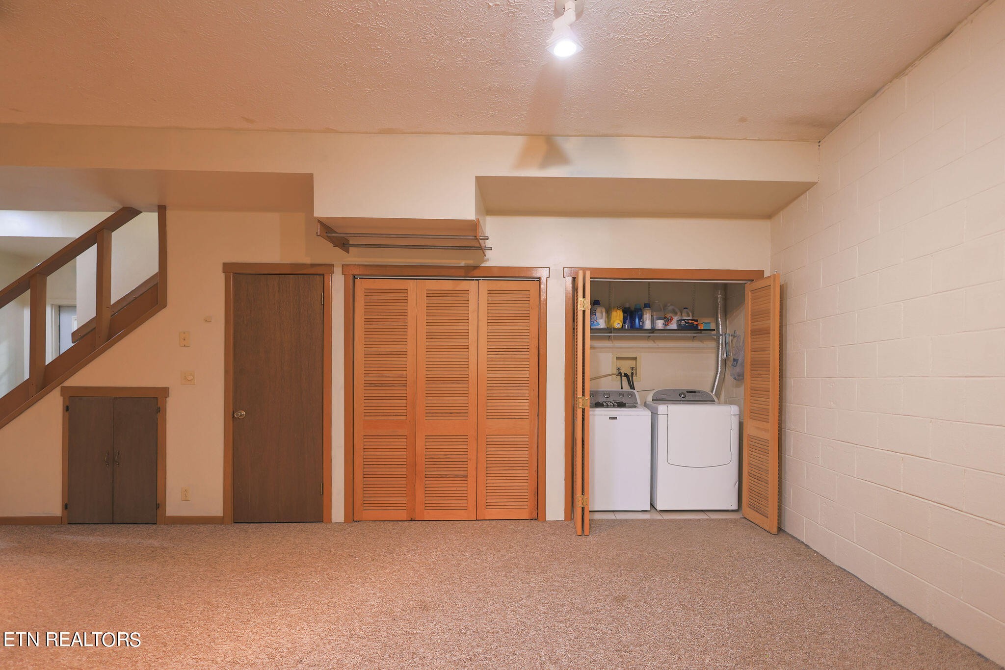 160 Rainbow Lane La Follette, TN 37766 - Photo 49 of 58 an empty room with closet and natural light