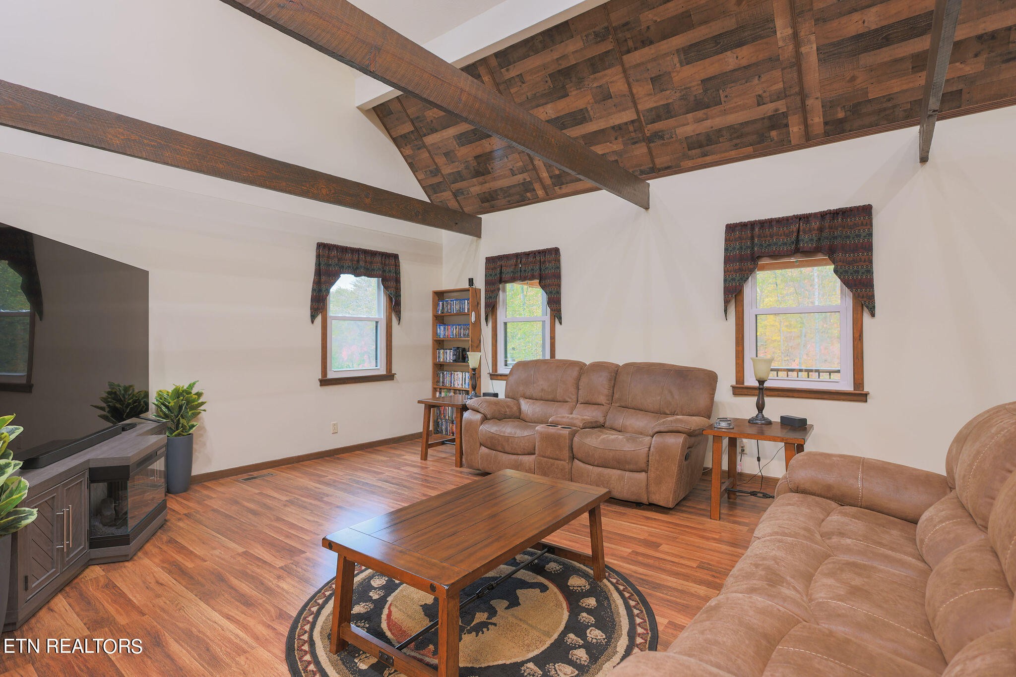 160 Rainbow Lane La Follette, TN 37766 - Photo 9 of 58 a living room with furniture and a flat screen tv