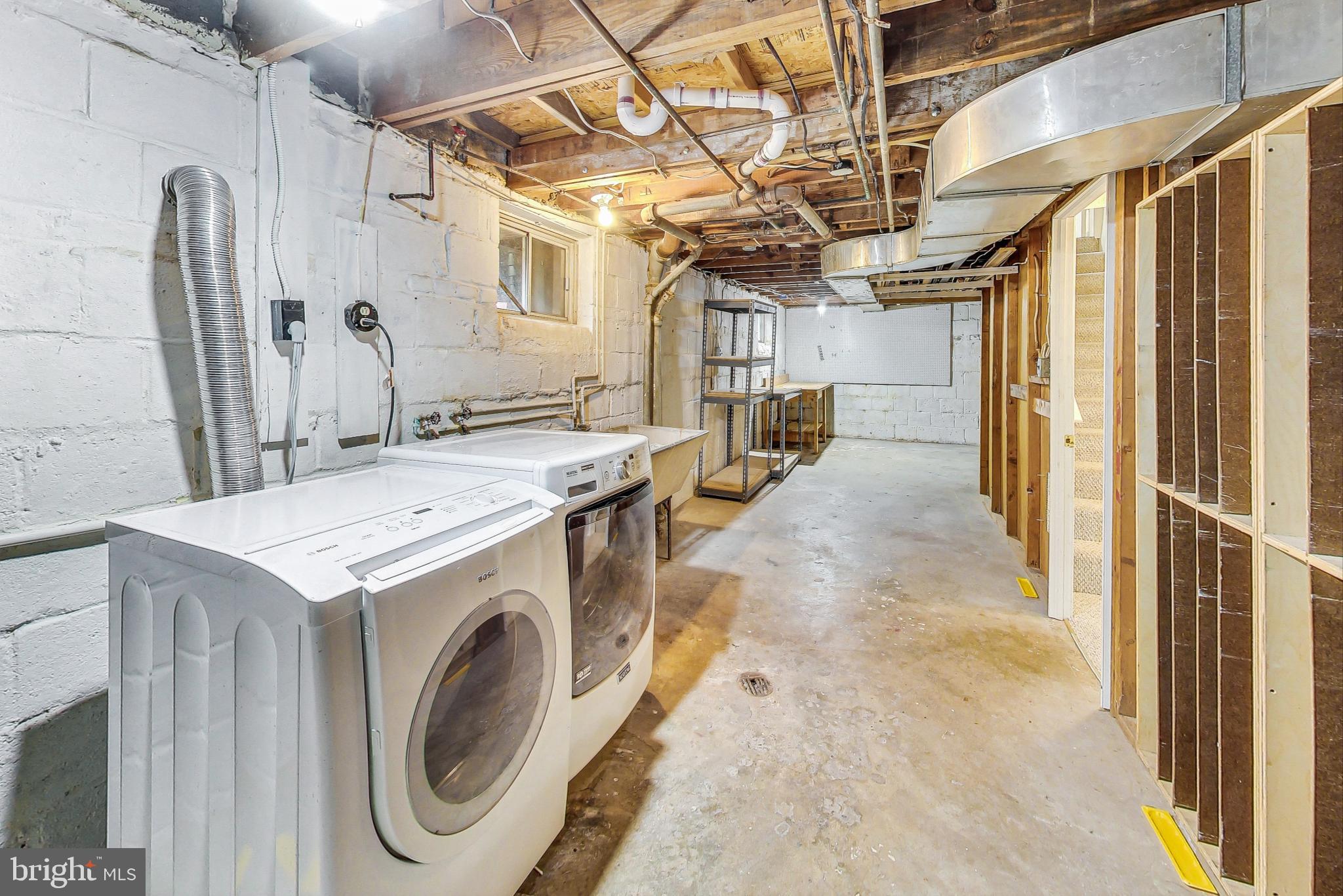 1708 Brisbane Street Silver Spring, MD 20902 - Photo 17 of 27 basement and laundry