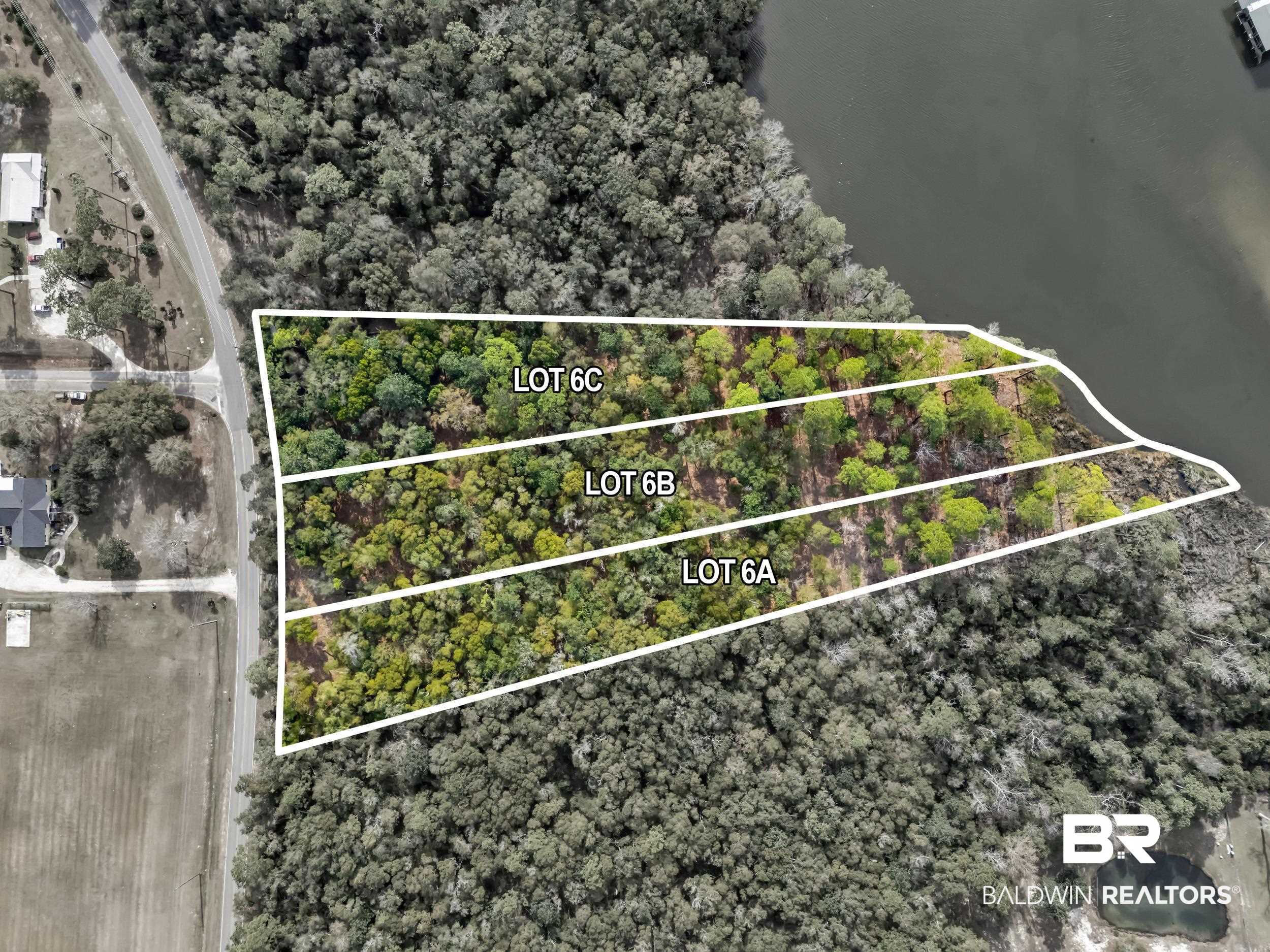 0 County Road 97 Elberta, AL 36530 - Photo 18 of 29 View of property location featuring property boundaries highlighted and a heavily wooded area