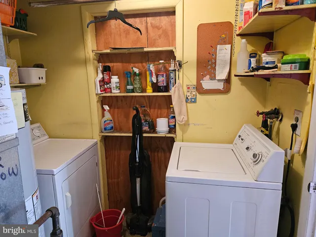 a room with storage and utility