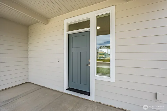 a view of front door