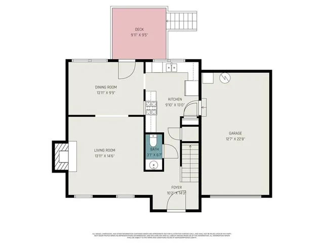 a picture of a wall with a picture of a park