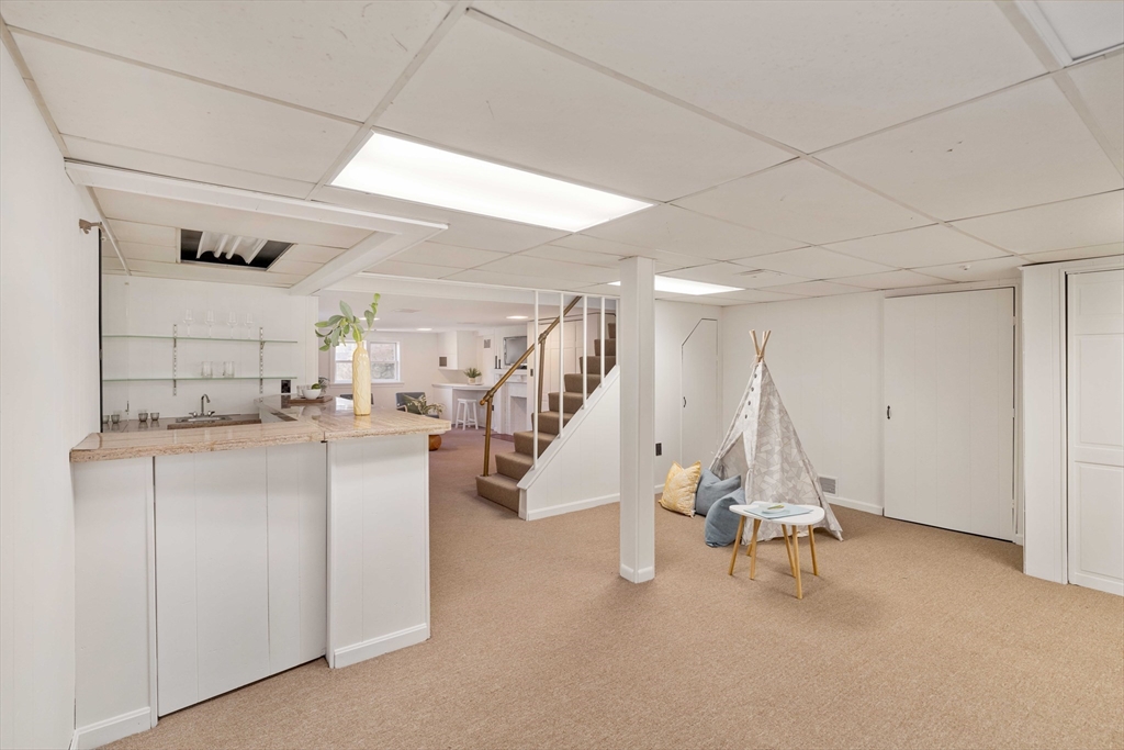 8 Littlefield Road Newton, MA 02459 - Photo 25 of 33 a view of a room with gym equipment