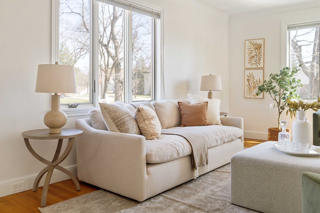 8 Littlefield Road Newton, MA 02459 - Photo 4 of 33 a living room with furniture and a large window