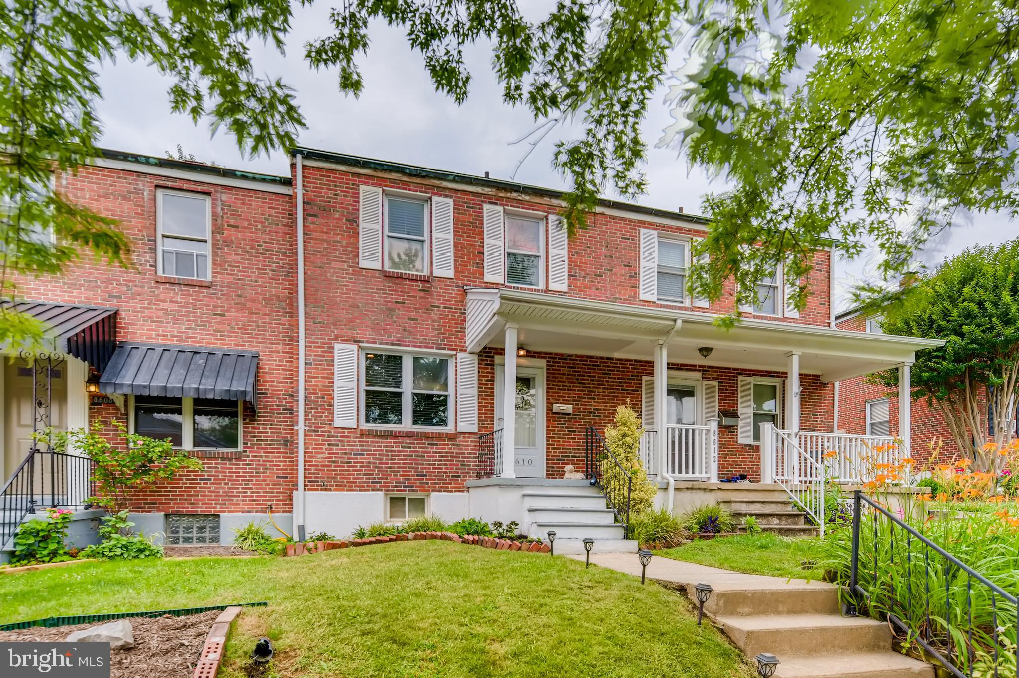 8610 Willow Oak Road Baltimore, MD 21234 - Photo 1 of 1 Exterior Brick Front w/ Covered Front Porch