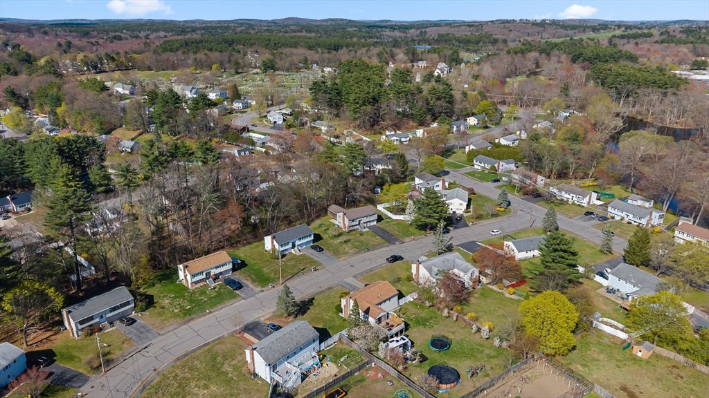 3 Lark Drive Hudson, MA 01749 - Photo 35 of 38 an aerial view of a city with lots of residential buildings