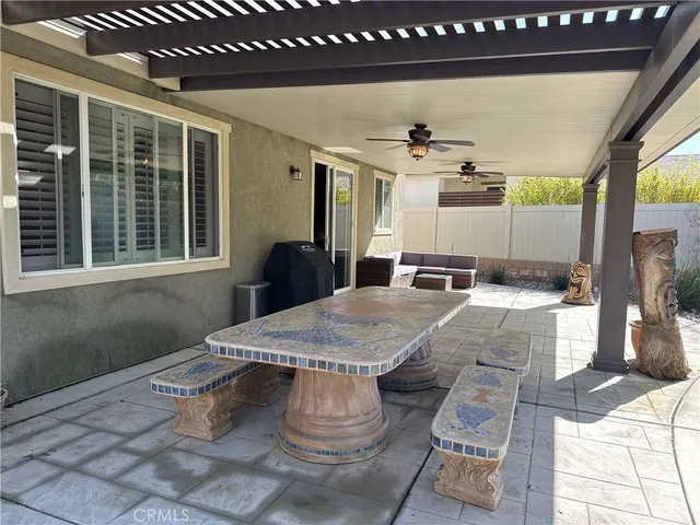 a view of a backyard of a house