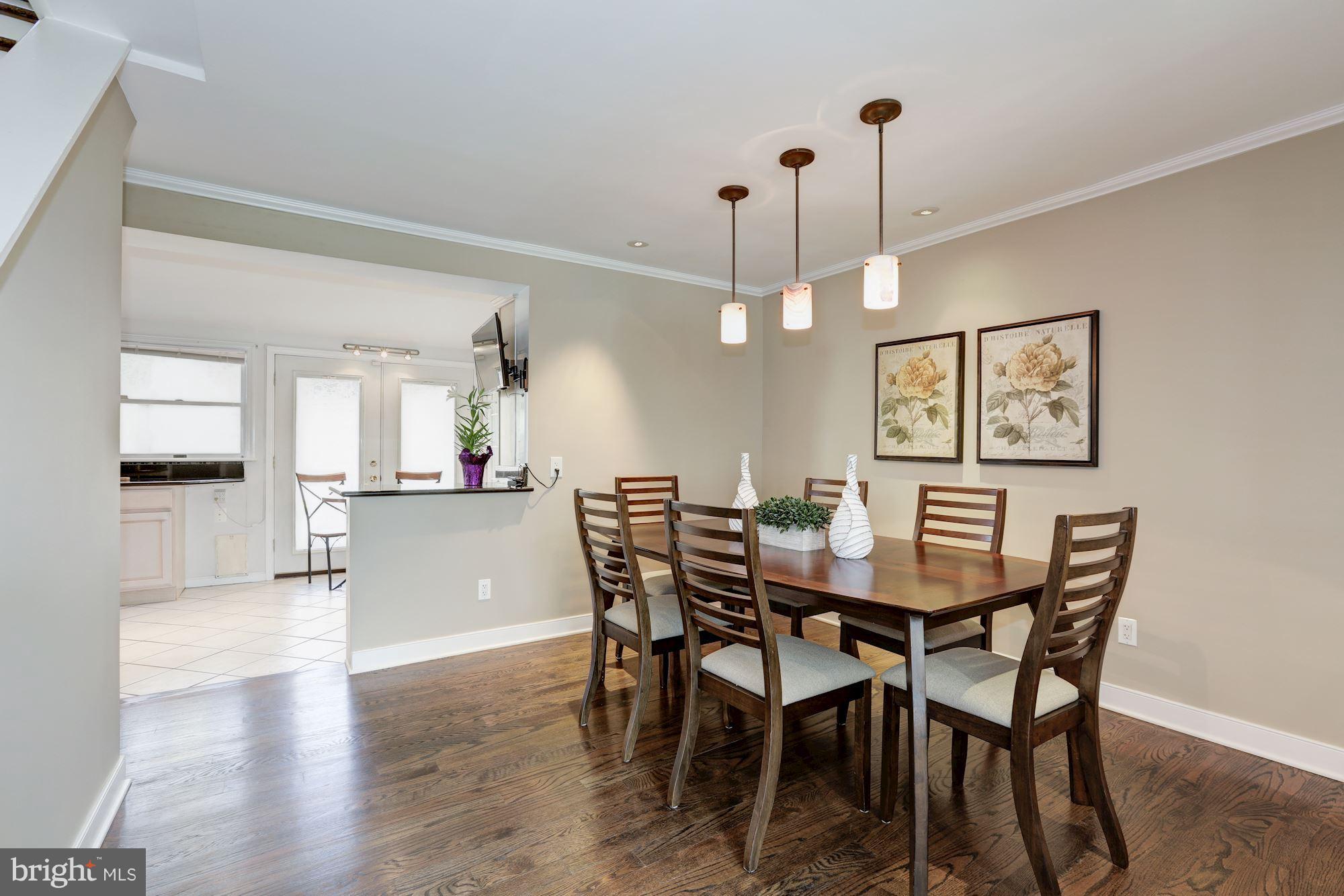 12300 Judson Road Silver Spring, MD 20902 - Photo 5 of 30 Dining Room with View to Kitchen