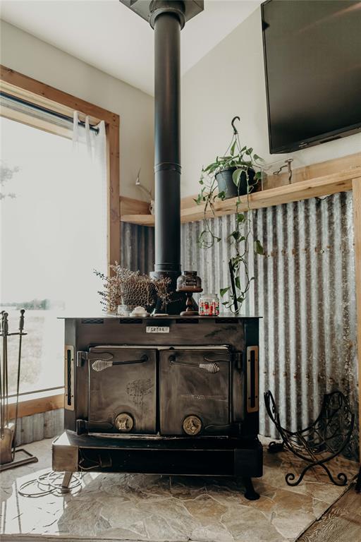 1740 Highway 2247 Comanche, TX 76442 - Photo 6 of 38 Detailed view of a wood stove