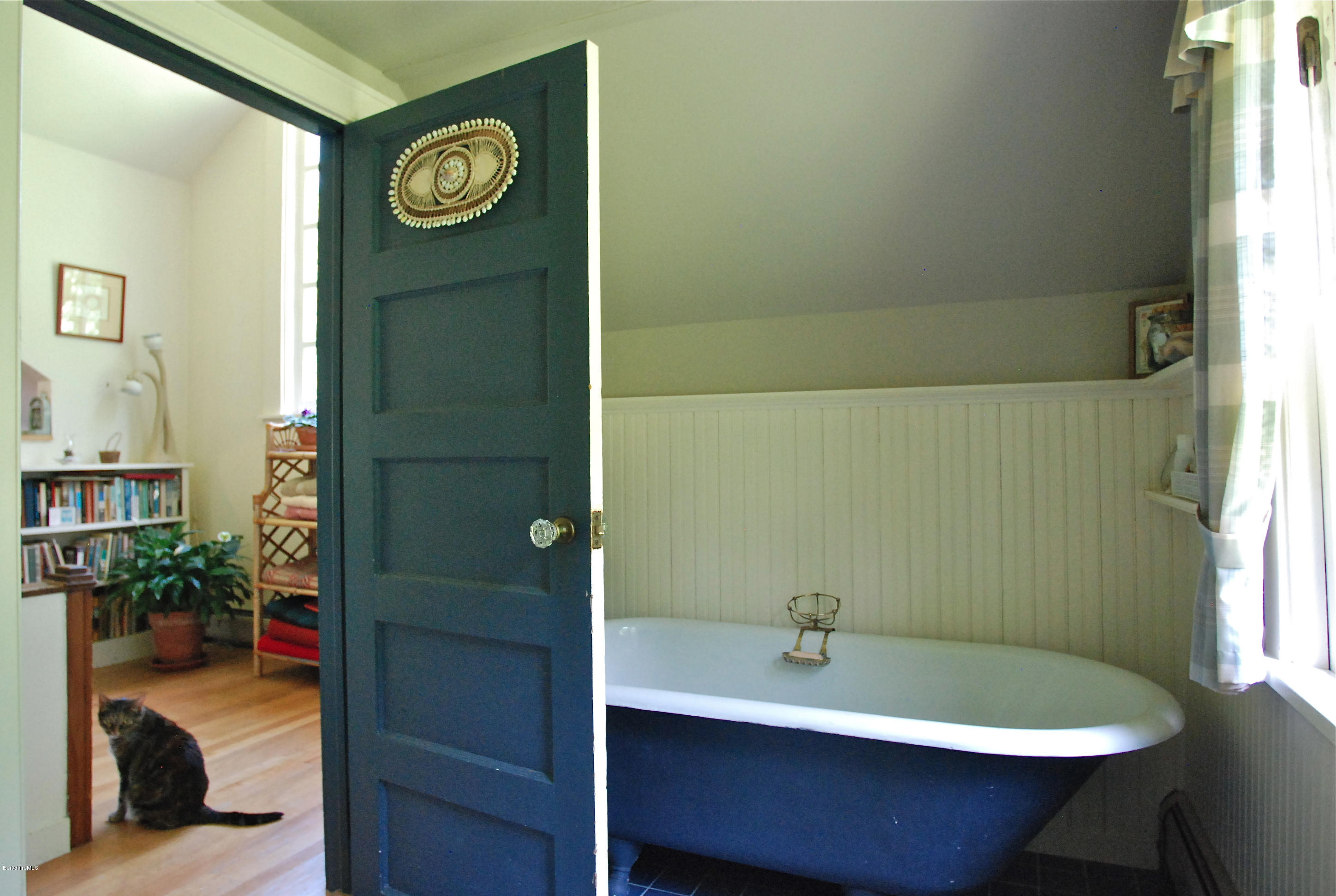 49 River Road Monterey, MA 01245 - Photo 25 of 43 a bathroom with a sink and a mirror