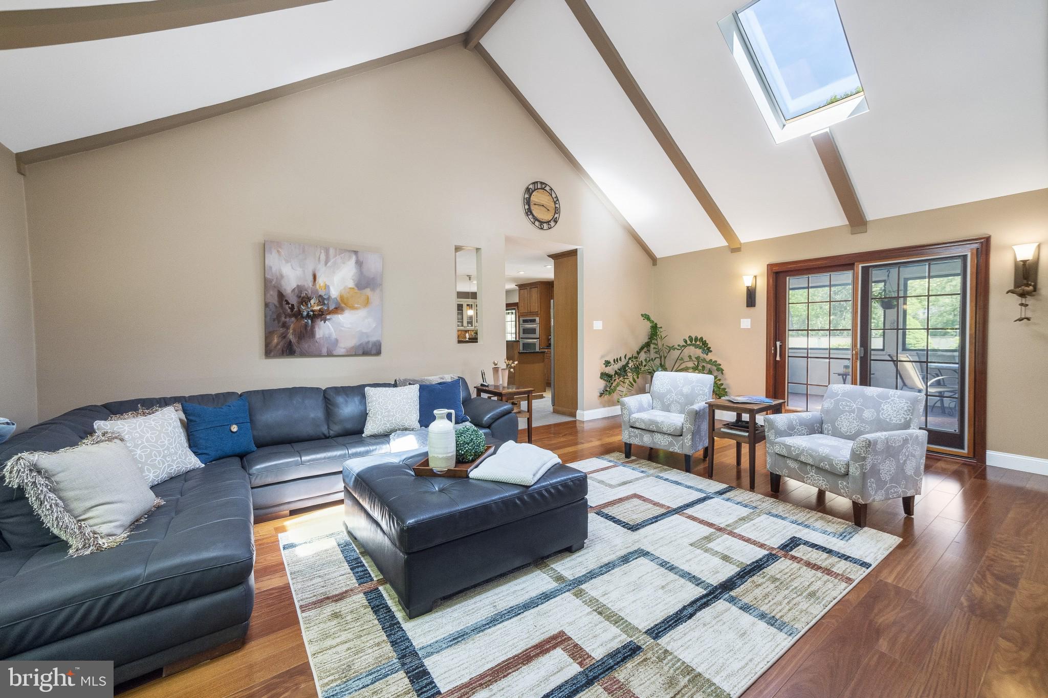 1703 Cold Spring Road Newtown Square, PA 19073 - Photo 11 of 38 Family Room with exit to enclosed porch