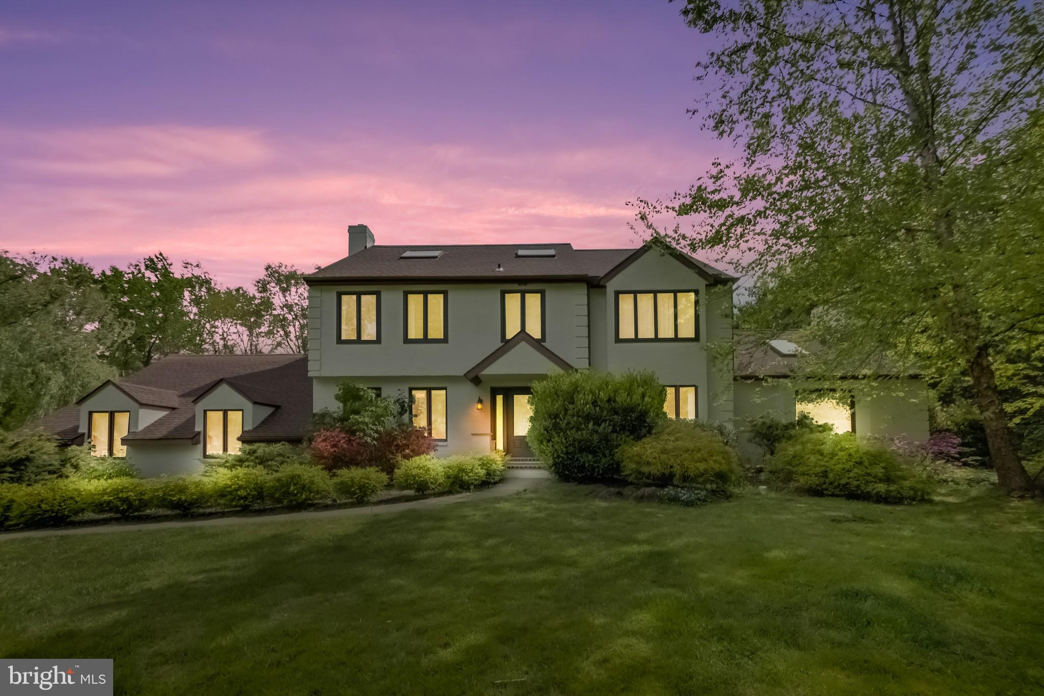 1703 Cold Spring Road Newtown Square, PA 19073 - Photo 35 of 38 Dusk Shot