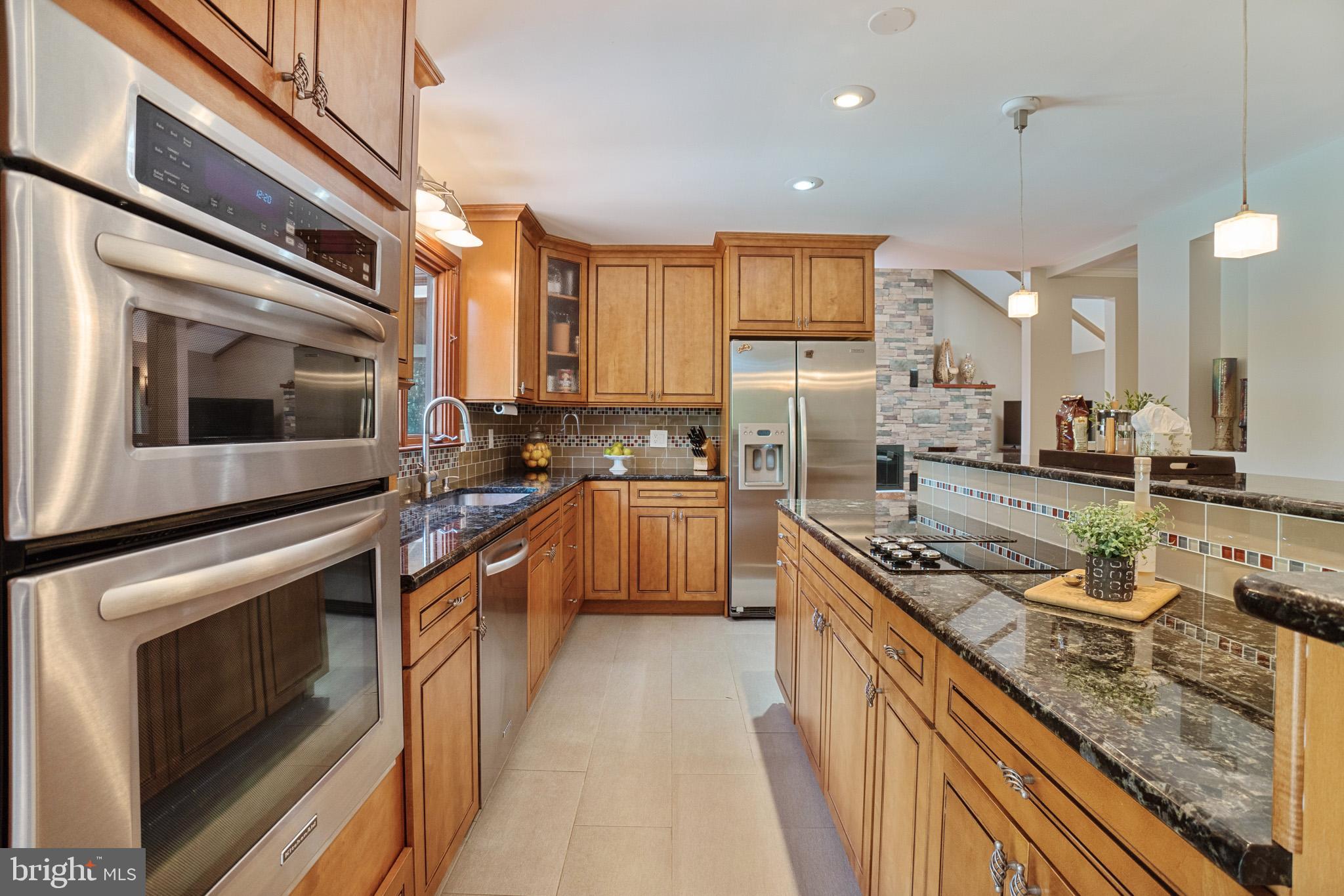 Kitchen  with stainless steel appliances