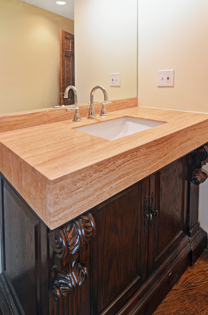 803 Merry Lane Oak Brook, IL 60523 - Photo 13 of 39 a bathroom with a sink and a mirror