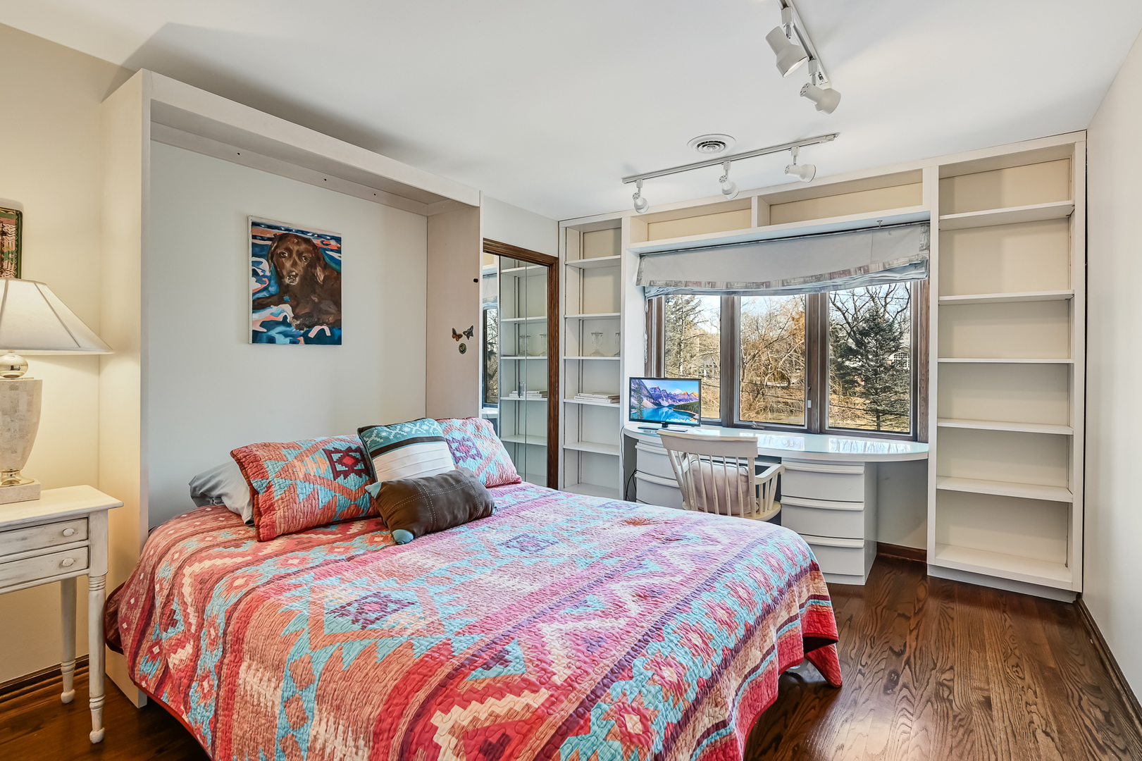 803 Merry Lane Oak Brook, IL 60523 - Photo 22 of 39 a bedroom with a large bed and a large window