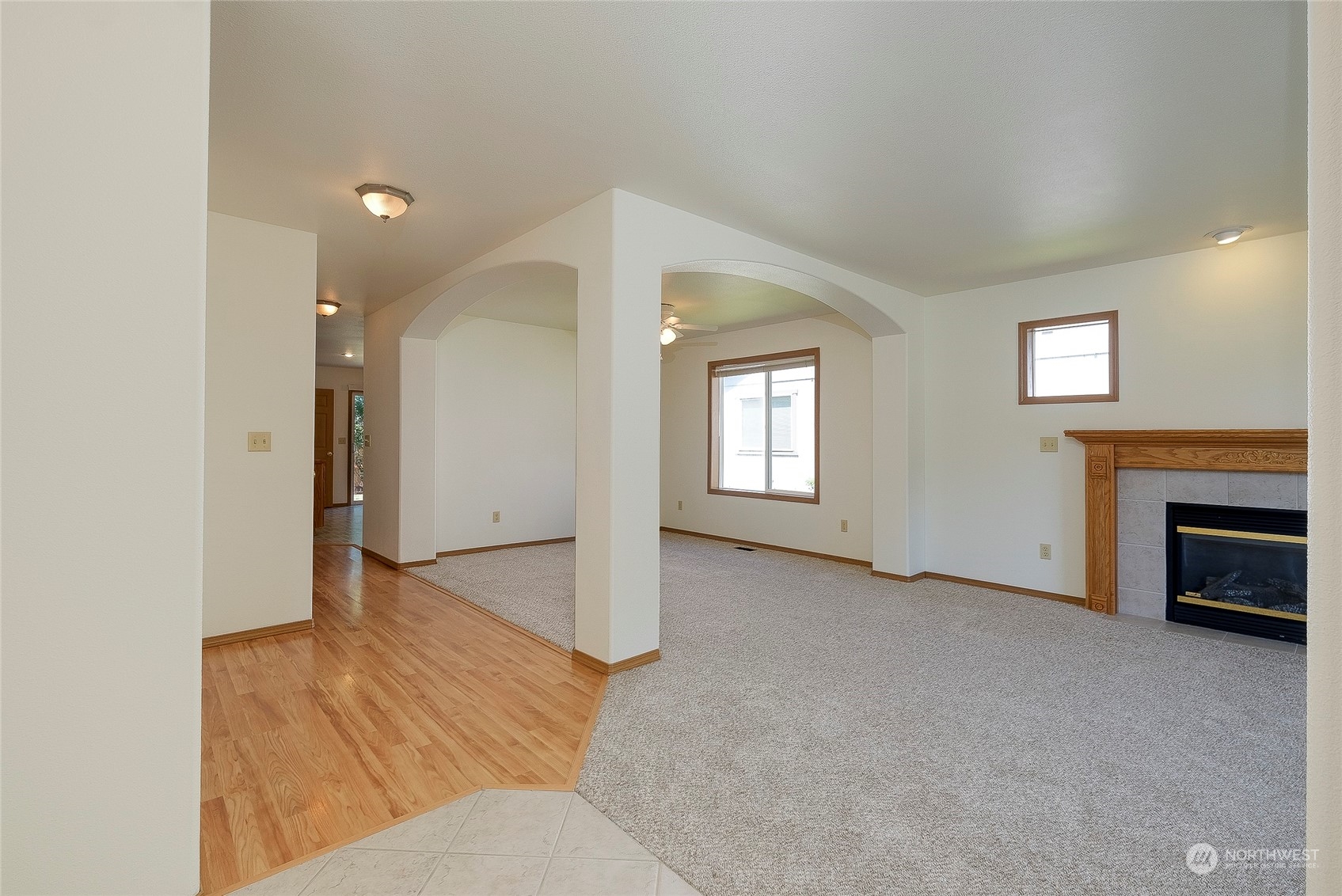 4700 Parker Road East Sumner, WA 98390 - Photo 5 of 40 a view of livingroom with fireplace and window