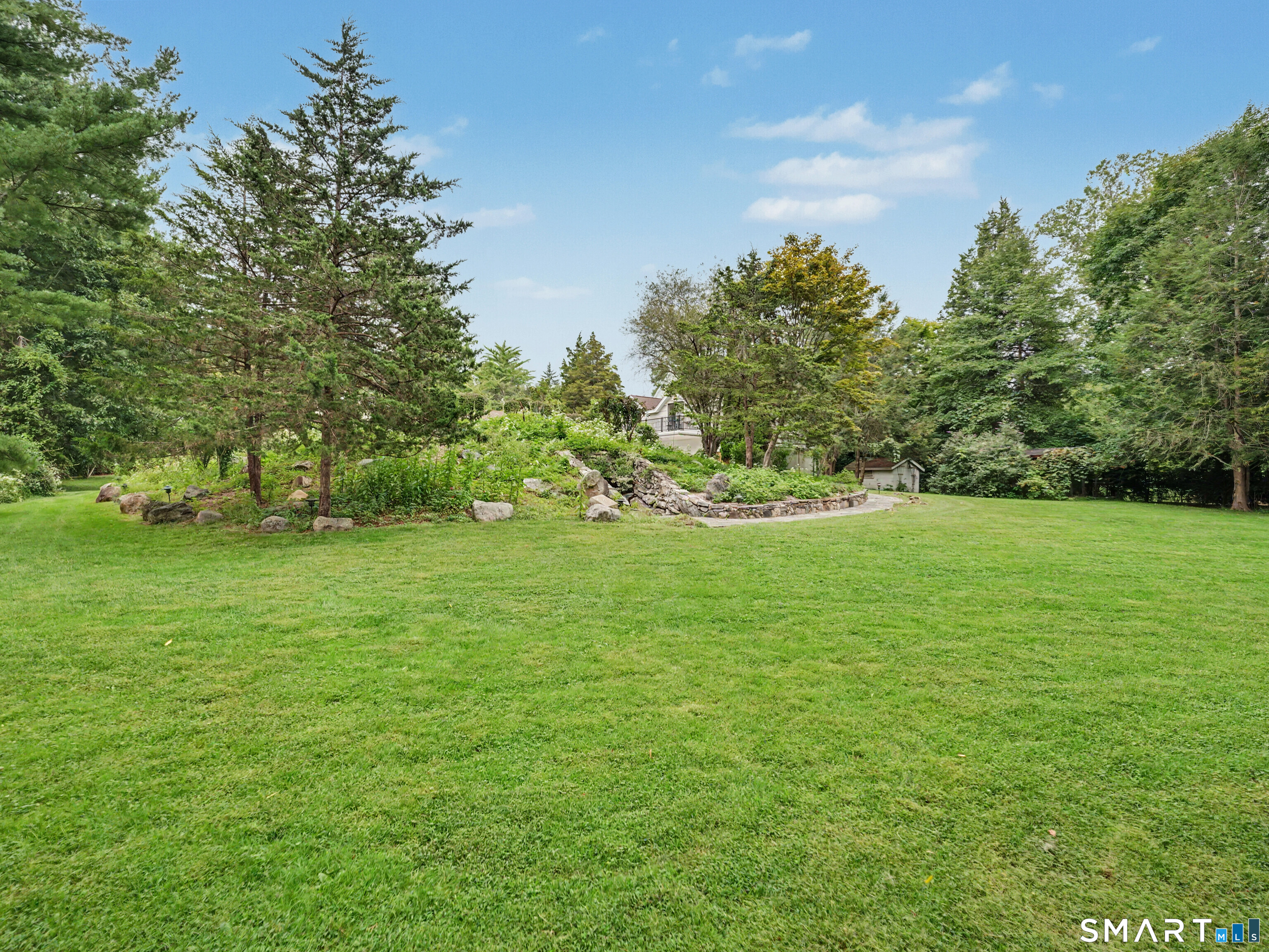 121 Parry Road Stamford, CT 06907 - Photo 36 of 40 Rear yard plenty of space for sports/ rec and playground