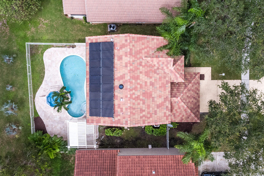 9729 Vía Emilie Boca Raton, FL 33428 - Photo 25 of 28 Aerial - Solar Panels