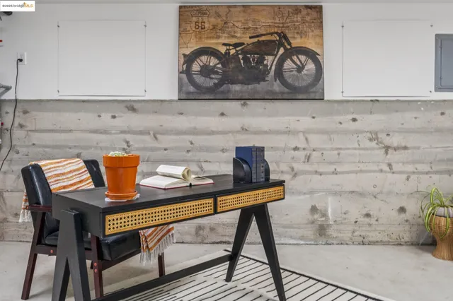 a table with a vase and a vase on it