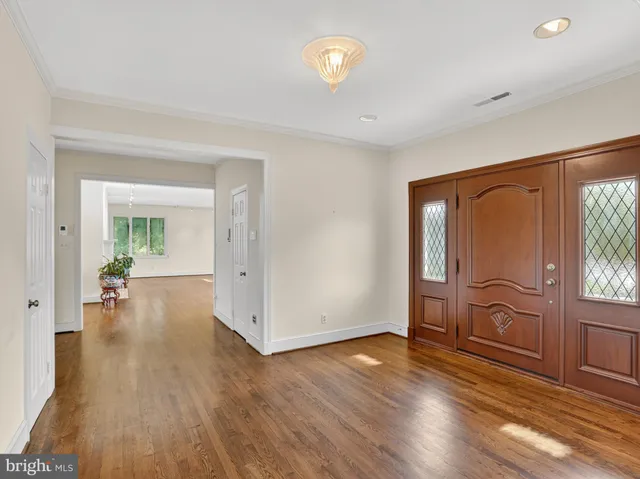 wooden floor in an empty room
