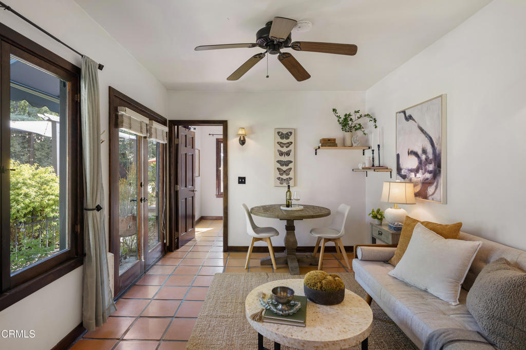 859 Sunset Avenue Pasadena, CA 91103 - Photo 46 of 76 a living room with furniture and a large window