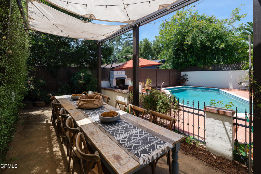 859 Sunset Avenue Pasadena, CA 91103 - Photo 52 of 76 a view of an outdoor sitting area with furniture