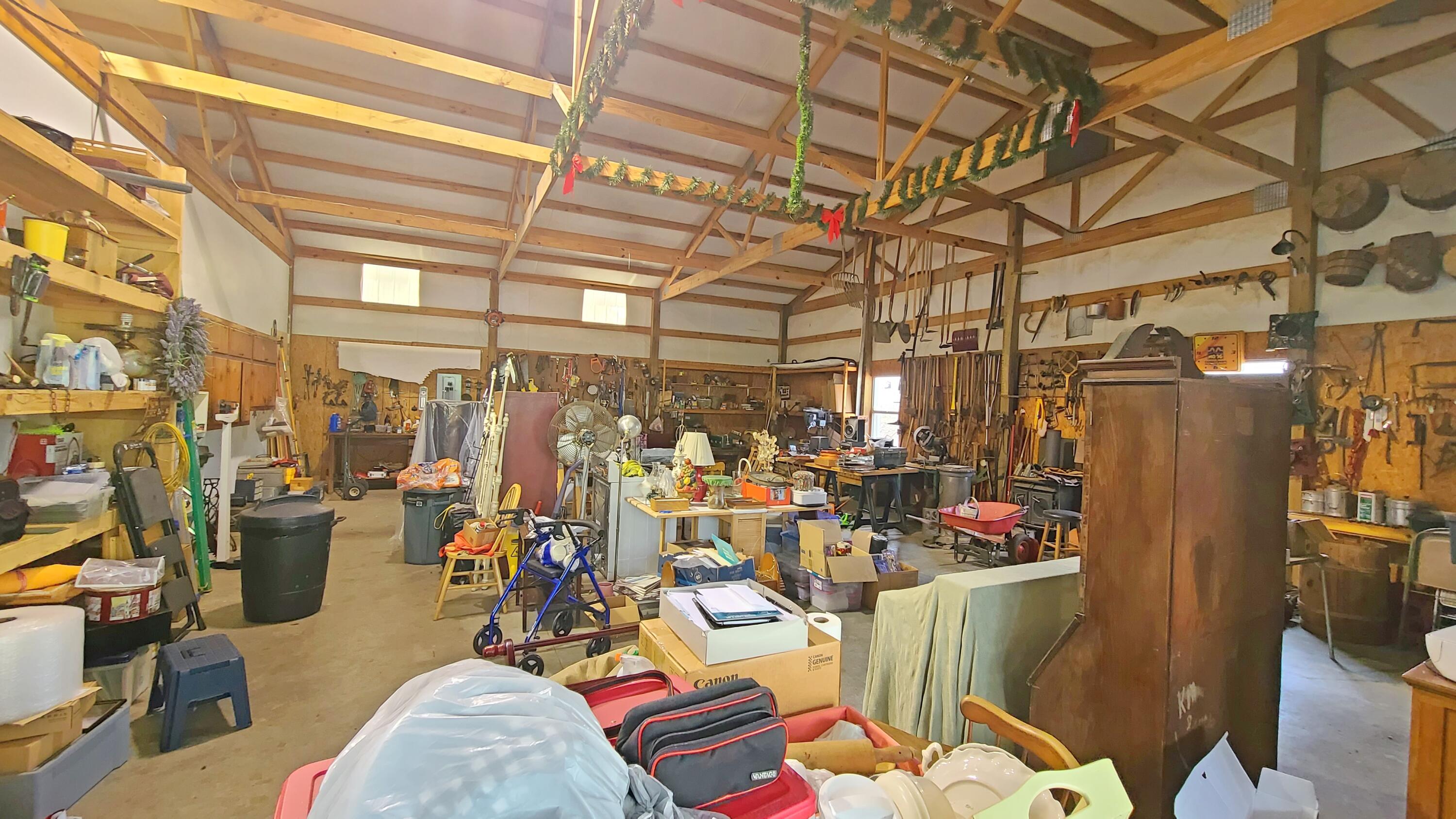 1086 Powell Pond Road Aiken, SC 29801 - Photo 63 of 66 Inside the shop of the Detached Garage