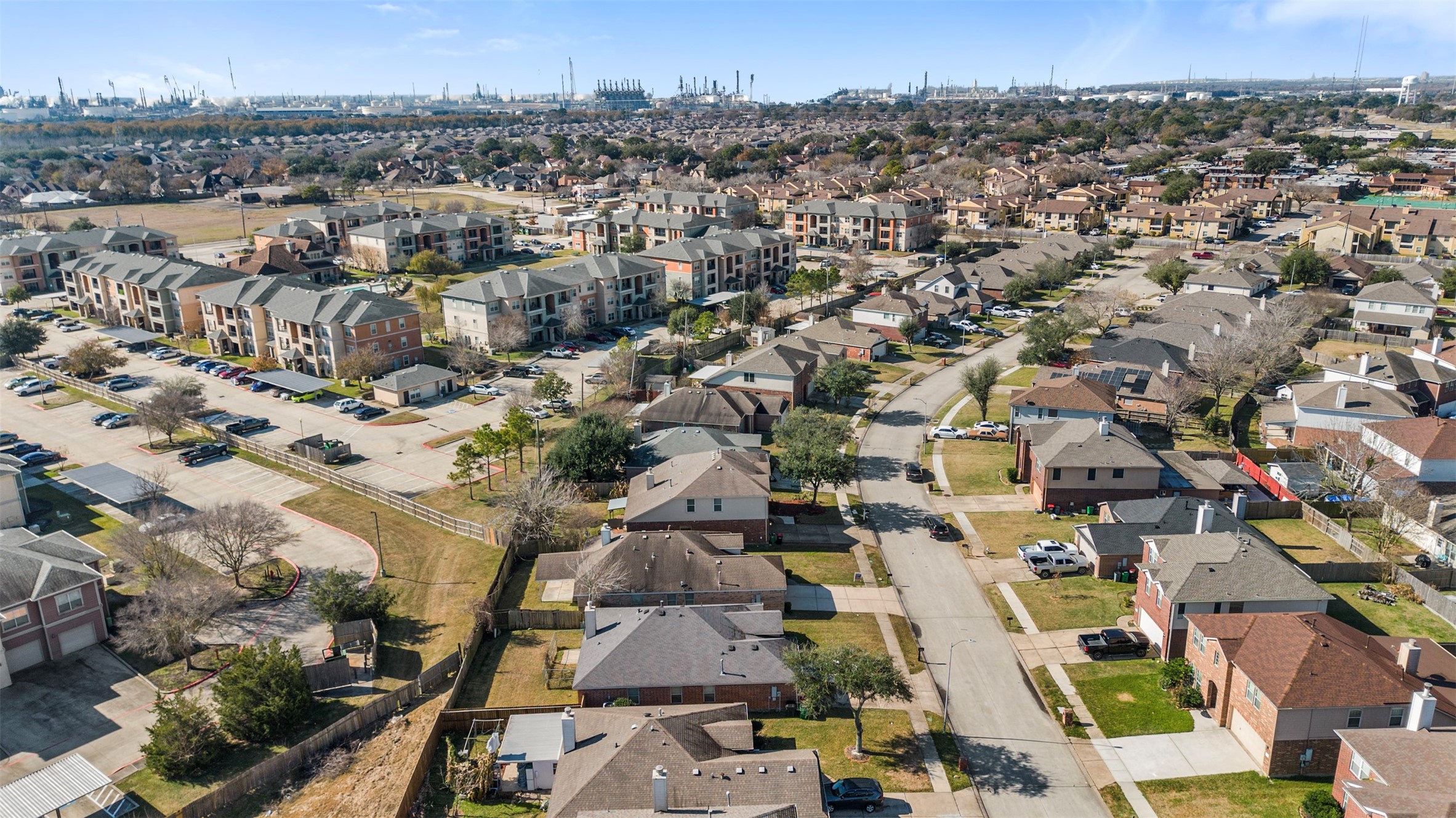 1839 Manor Drive Baytown, TX 77521 - Photo 22 of 26 an aerial view of a city
