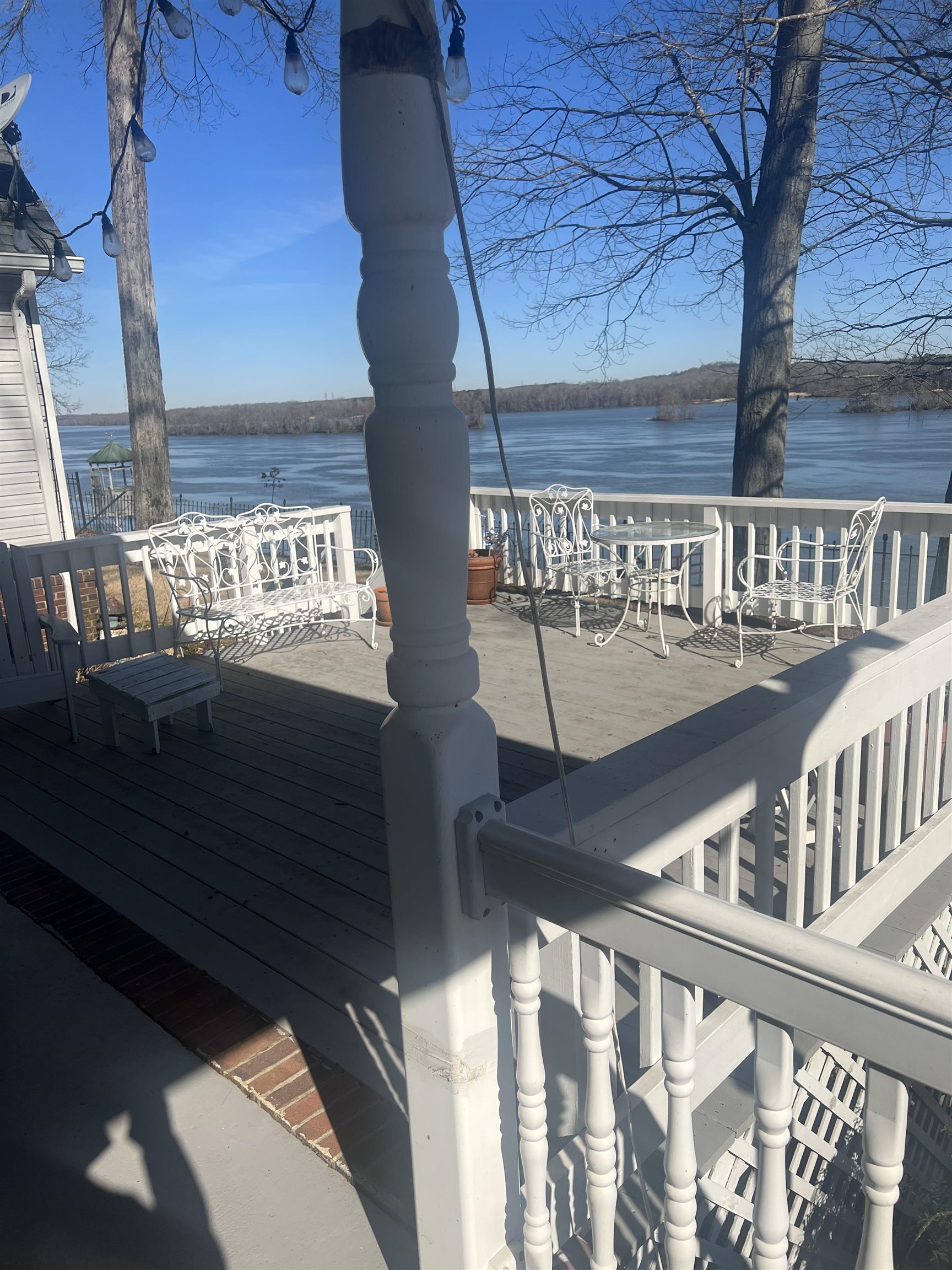 1101 Pride Estates Road Tuscumbia, AL 35674 - Photo 7 of 25 a view of balcony with wooden floor