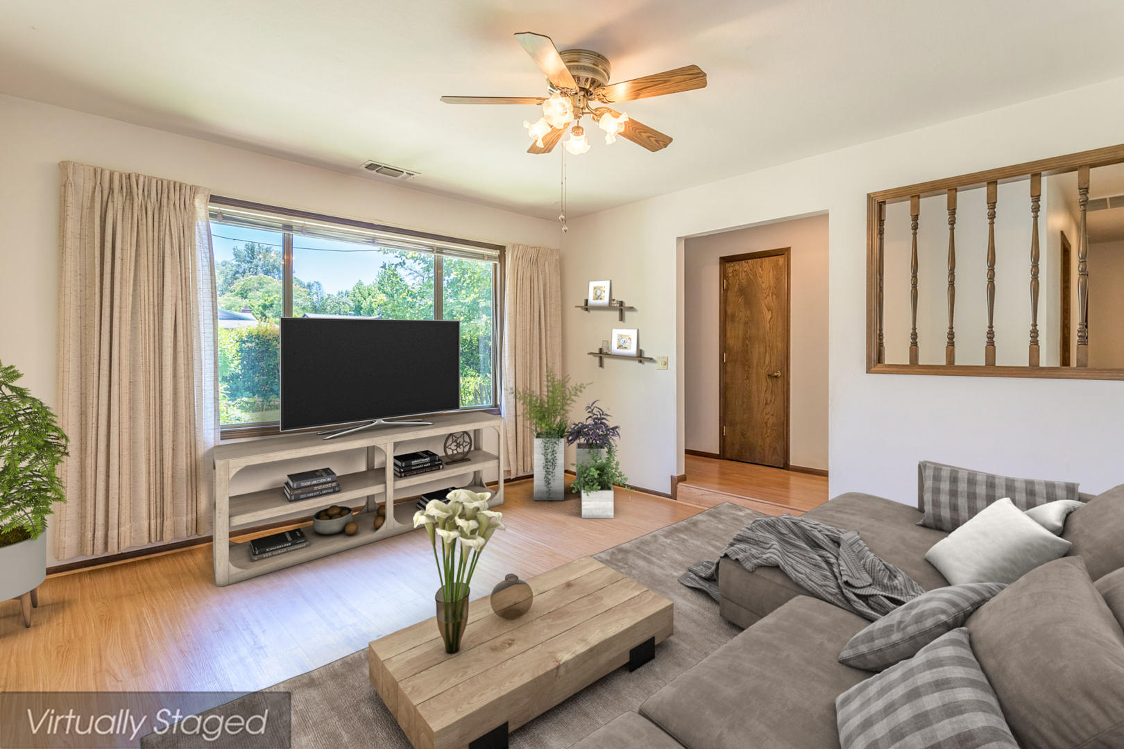 1196 Ruthie Lane Redding, CA 96002 - Photo 2 of 21 living room staged