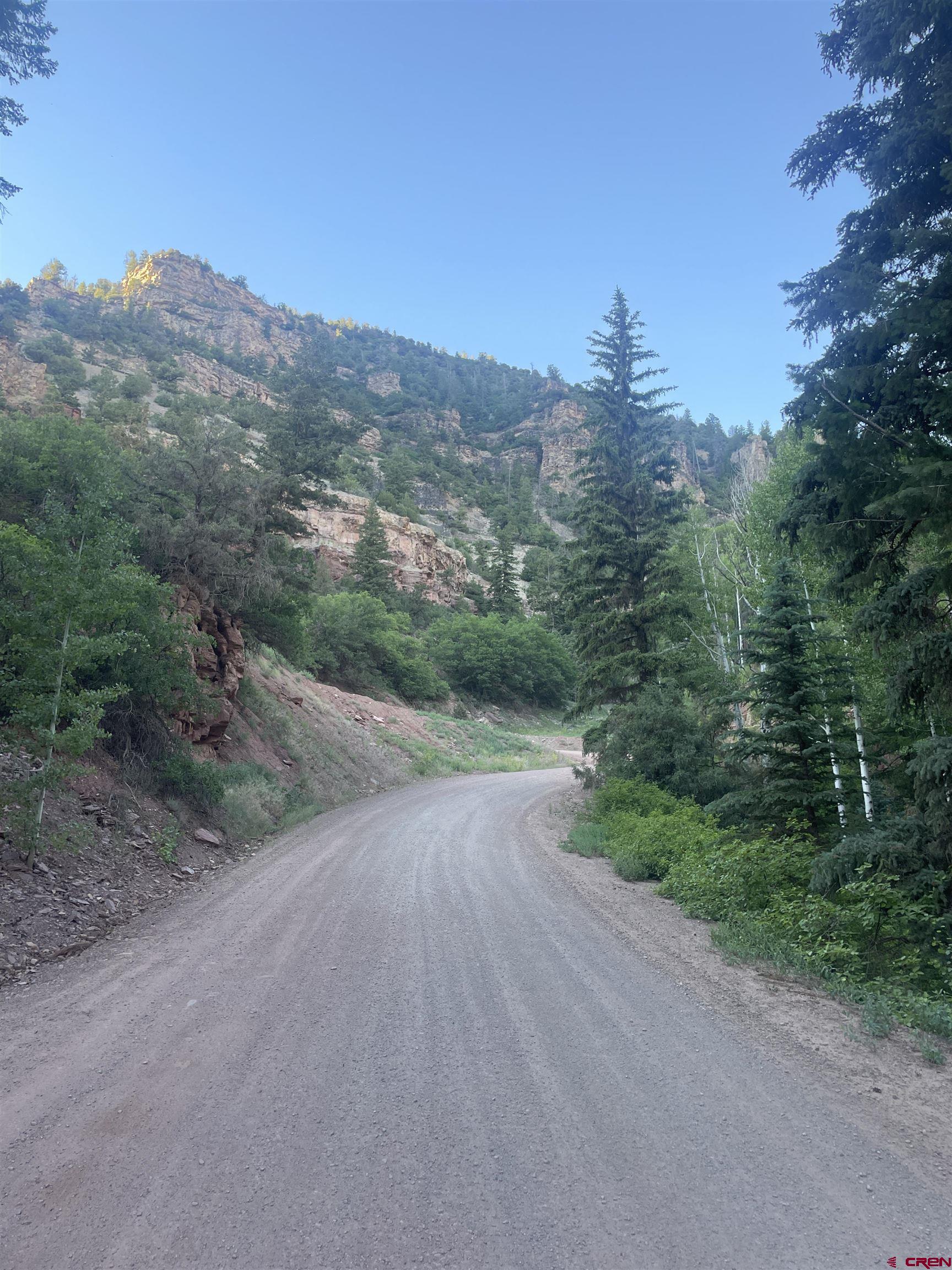 58p 58P Road Placerville, CO 81430 - Photo 26 of 34 a view of a rural road with mountains in the background
