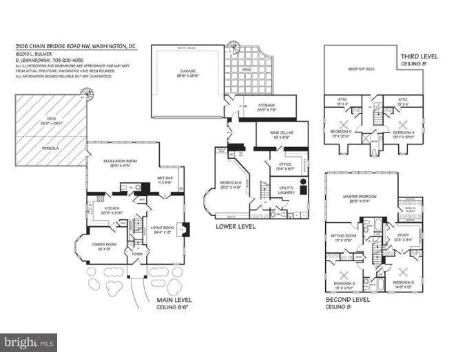 3106 Chain Bridge Road Northwest Washington, DC 20016 - Photo 19 of 19 Floor Plan #1
