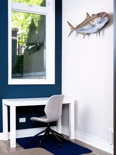 a view of hallway with couch