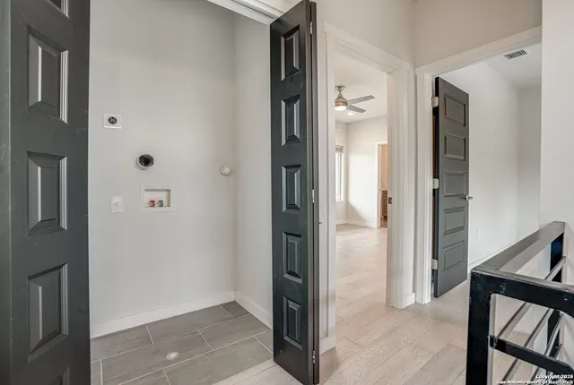 wooden floor in a gallery