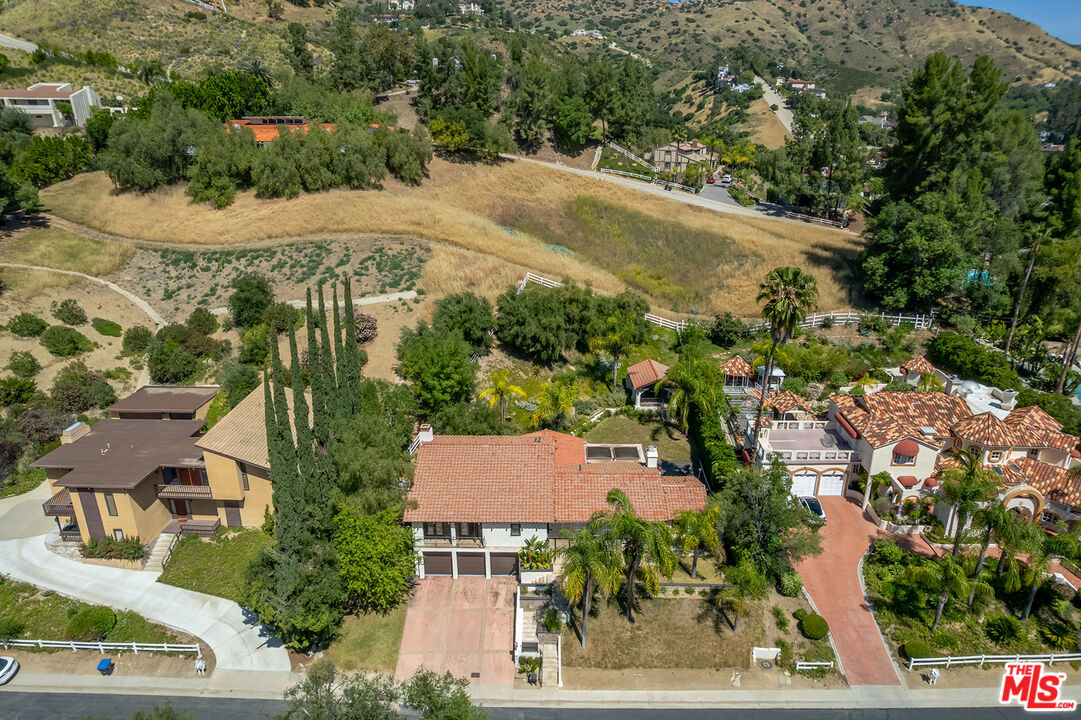 10 Baymare Road Bell Canyon, CA 91307 - Photo 43 of 54 an aerial view of a house with yard swimming pool and outdoor seating