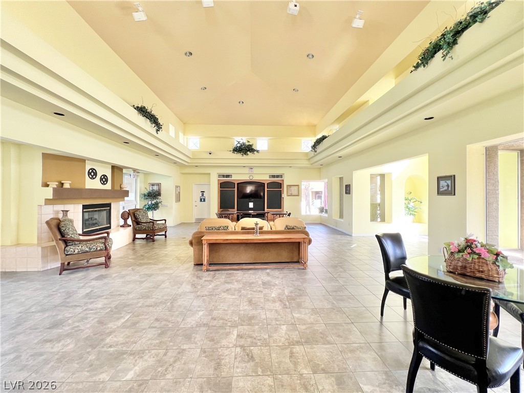 8070 West Russell Road, Unit 2070 Las Vegas, NV 89113 - Photo 26 of 27 Club house activity room with fireplace