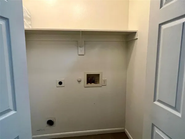 a view of a door