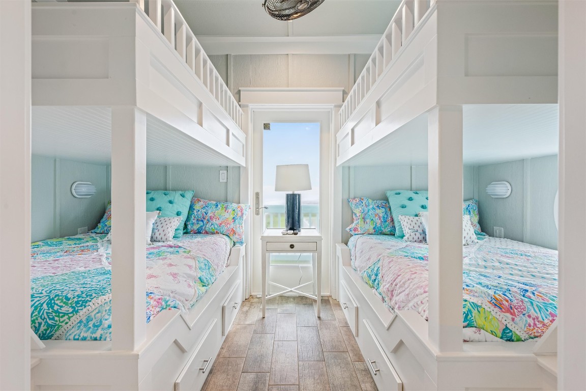 3116 James Street Crystal Beach, TX 77650 - Photo 42 of 47 a bedroom with a bed and walk in closet