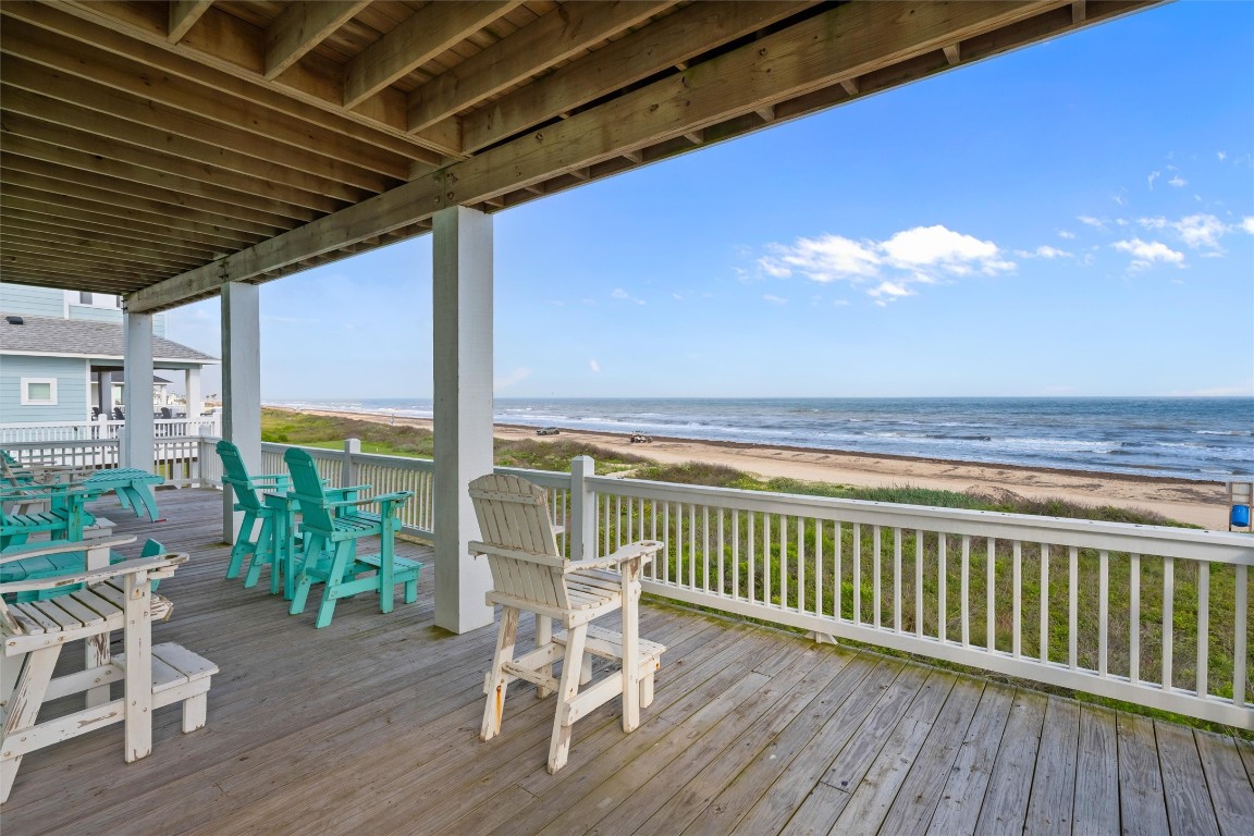3116 James Street Crystal Beach, TX 77650 - Photo 8 of 47 a view of a chairs and table in patio