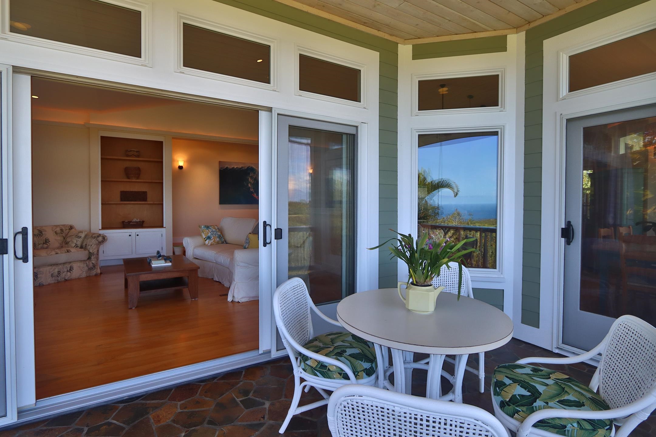 14 Lower Ulumalu Road Haiku, HI 96708 - Photo 24 of 50 a view of a patio with table and chairs