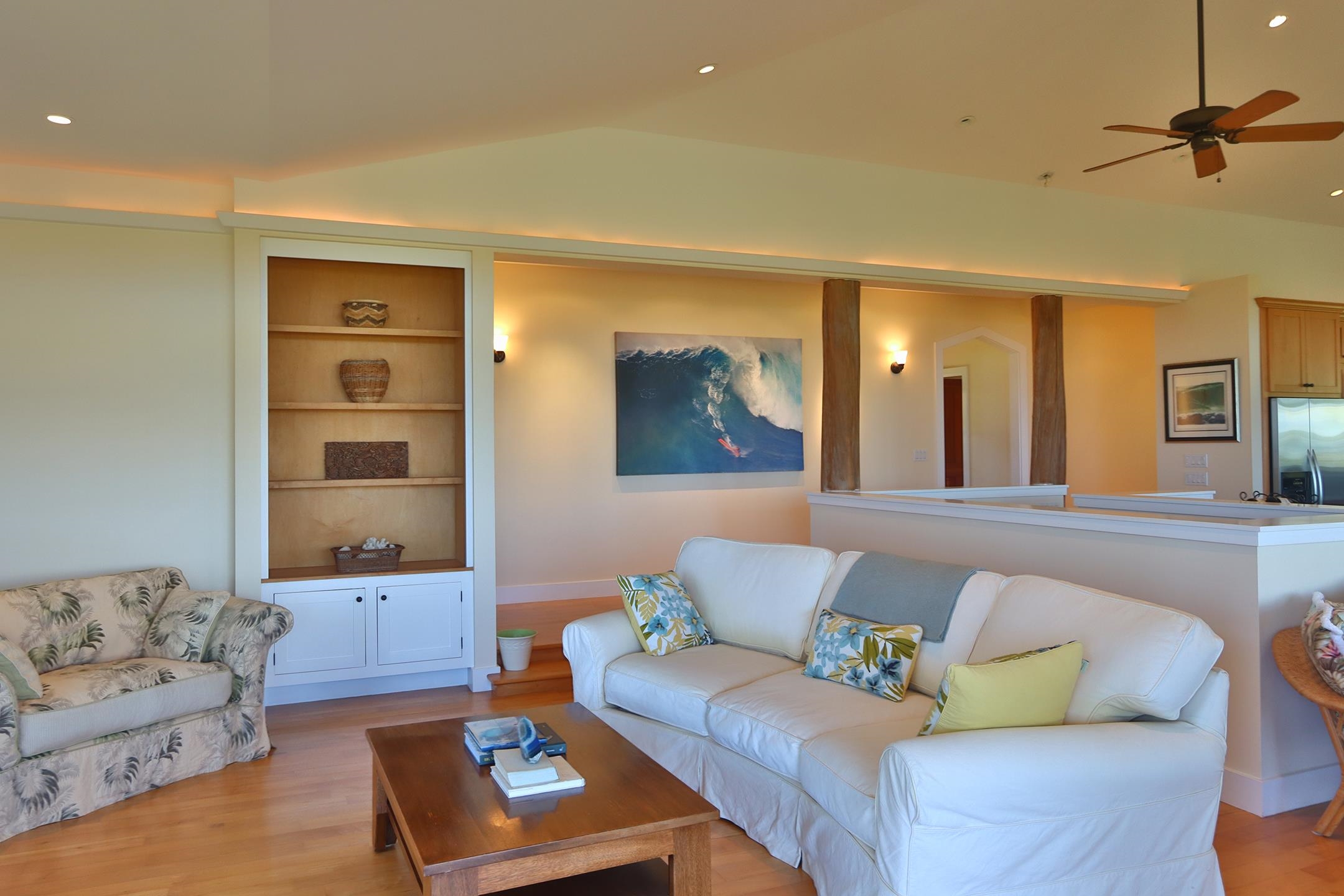 14 Lower Ulumalu Road Haiku, HI 96708 - Photo 25 of 50 a living room with furniture and a couch