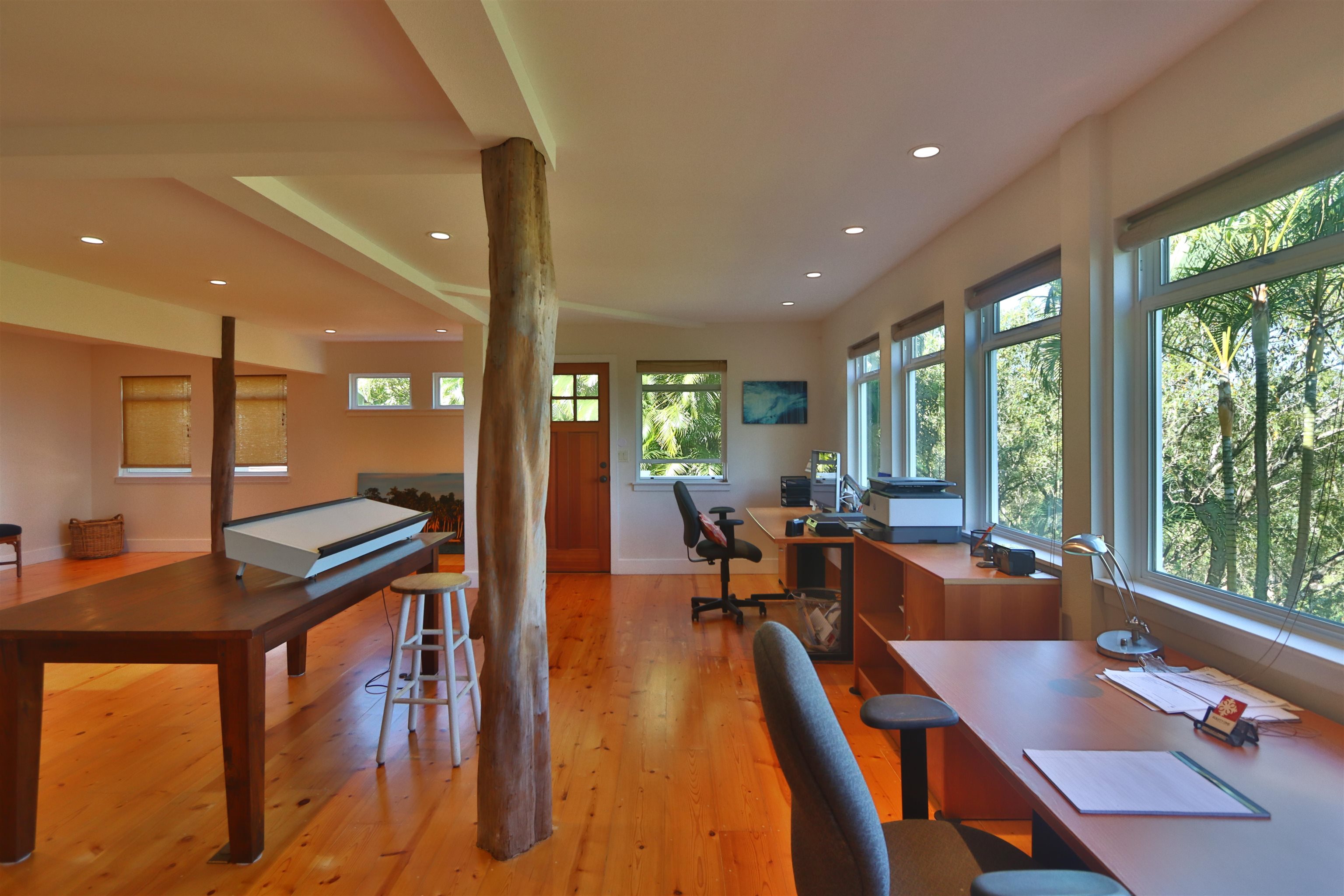 14 Lower Ulumalu Road Haiku, HI 96708 - Photo 40 of 50 a very nice looking living room with furniture and large windows