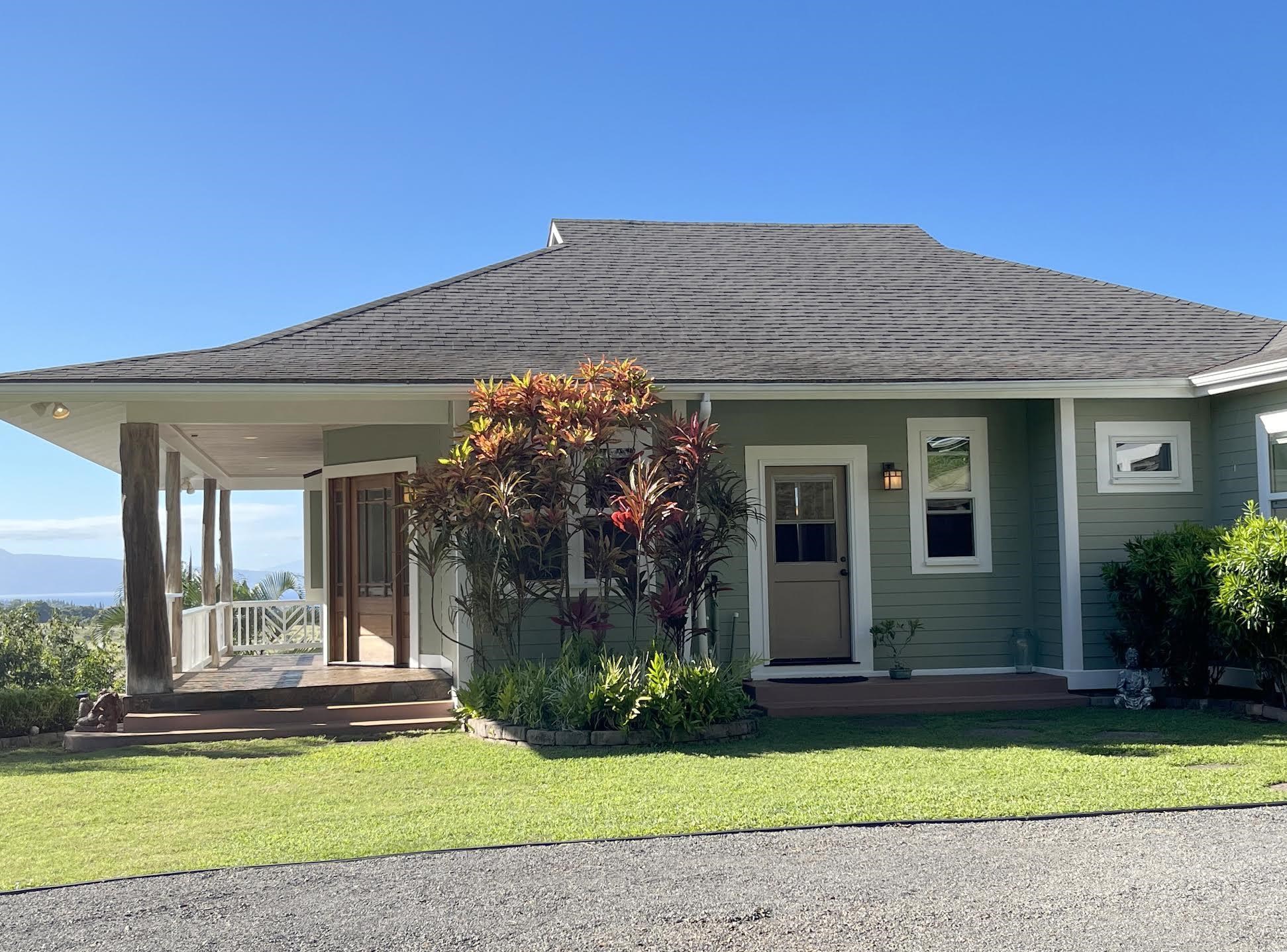 14 Lower Ulumalu Road Haiku, HI 96708 - Photo 4 of 50 a view of a house with a yard