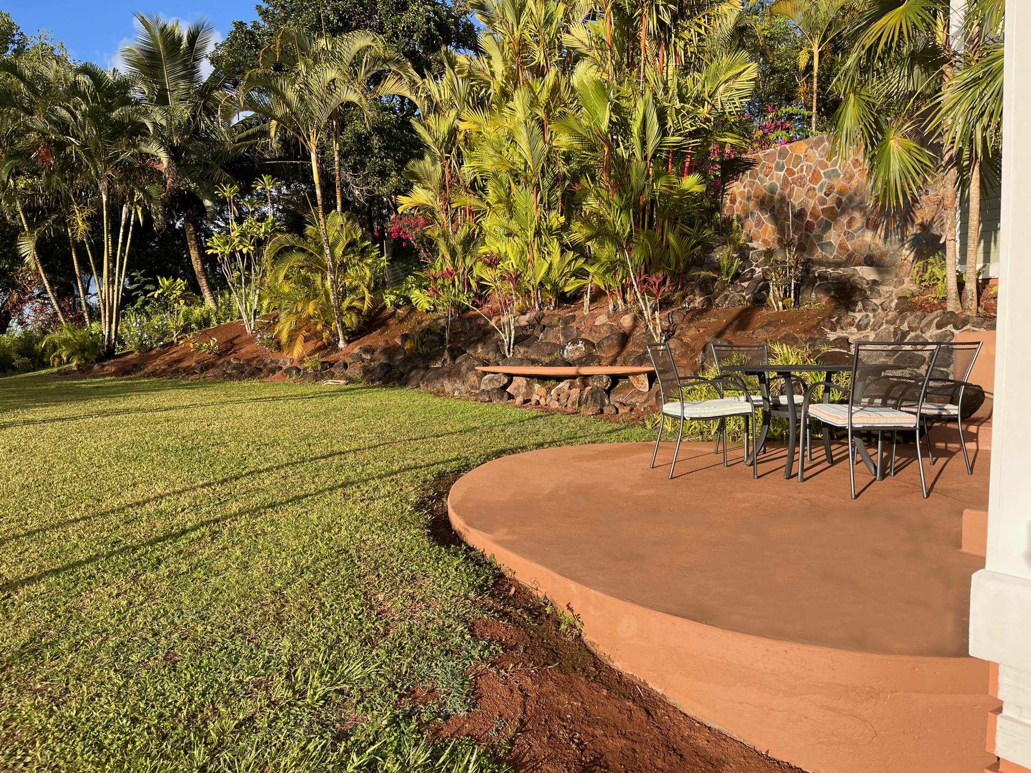 14 Lower Ulumalu Road Haiku, HI 96708 - Photo 43 of 50 a view of a swimming pool with an outdoor space and seating area