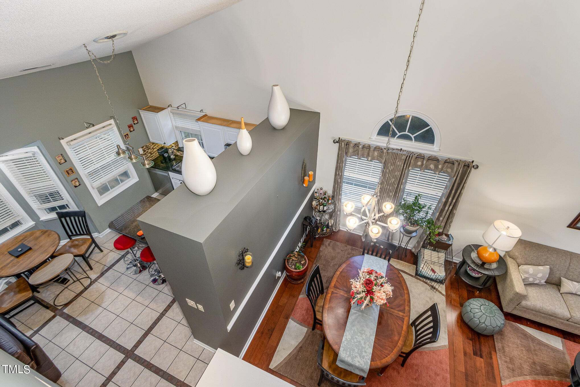 4902 Valley Ridge Drive Durham, NC 27713 - Photo 4 of 28 Sky Scraper View Kitchen and Living Room