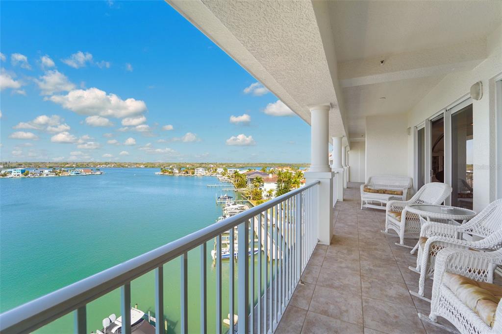 17735 Gulf Boulevard, Unit 702 Redington Shores, FL 33708 - Photo 36 of 60 a view of balcony with furniture