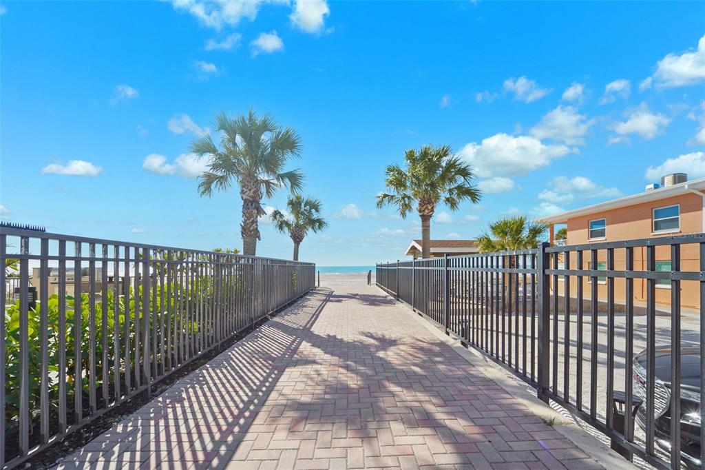 17735 Gulf Boulevard, Unit 702 Redington Shores, FL 33708 - Photo 44 of 60 a view of balcony and floor to ceiling window